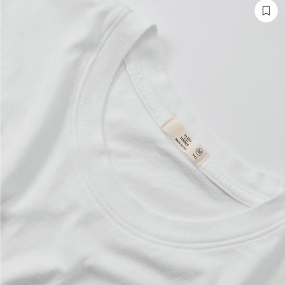 NWOT Flint and Tinder Vintage Soft Wash Tee - White, Size LARGE TALL - Picture 4 of 8